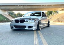 Bmw E46 Mtech Ii Front Splitter Csl Lip Spoiler Gloss Abs Plastic Video Review