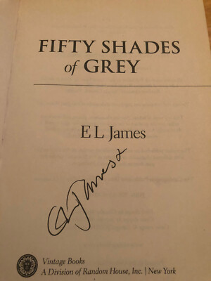 Fifty 50 Shades Of Grey Book Trilogy Set 1 2 3 Paperback Book 1 Signed Ebay
