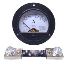 New DC 0 100A Analog AMP Current Pointer Needle Panel Meter Ammeter Shunt USA