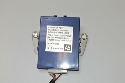 LEXUS IS 250 2006 RHD-ABSTANDSWARNUNG EINPARKHILFE-MODUL ECU-EINHEIT 89340-53020