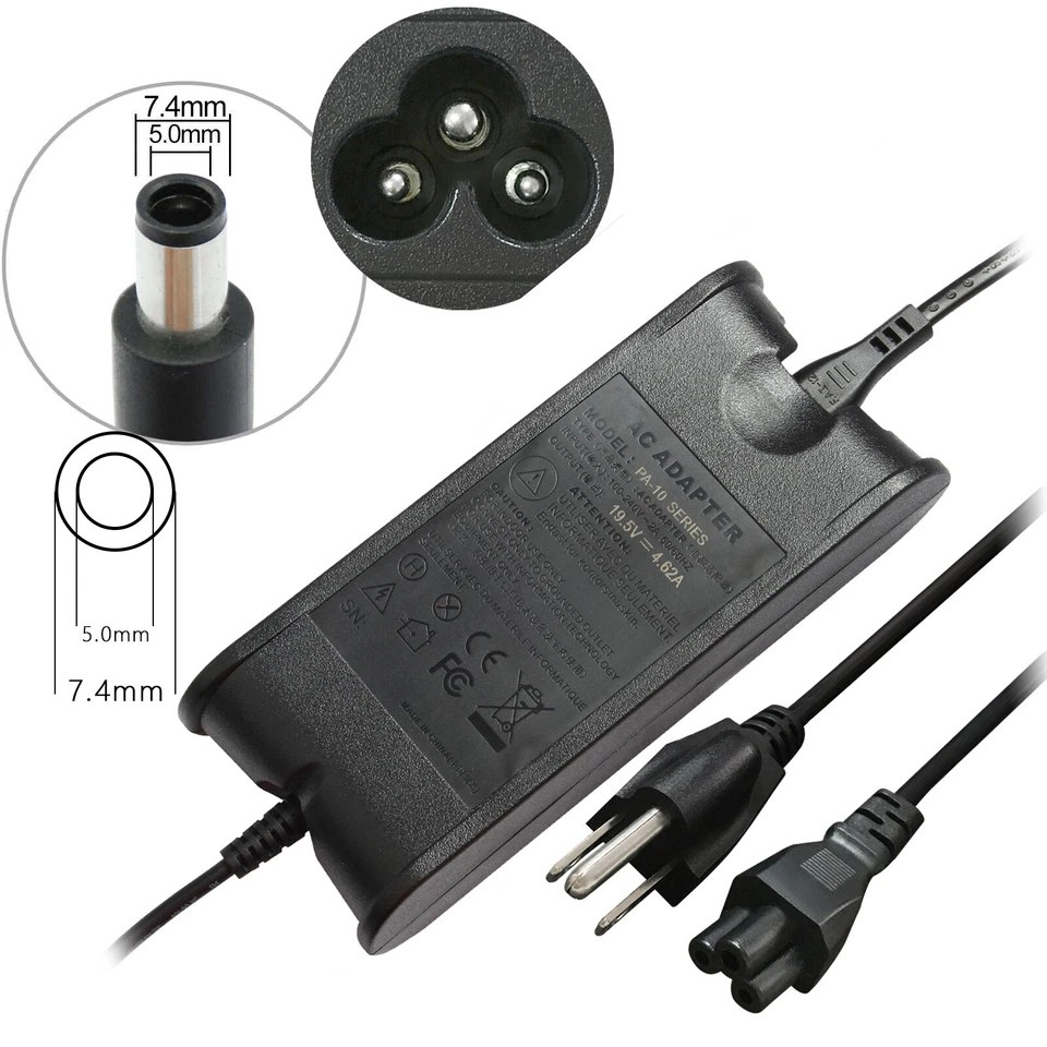 AC Adapter Charger For Dell Latitude E5470 E7270 E7470 Laptop Power Supply 90W - Image 2 of 4
