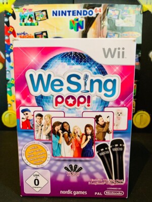 NINTENDO Wii || We SING POP IN BIG BOX + 2 MIKROFONE || GARANTIE + BLITZVERSAND