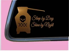 Moonshine Sticker Decal TP 1249 vinyl 8" Sleep By Day Shiner still 