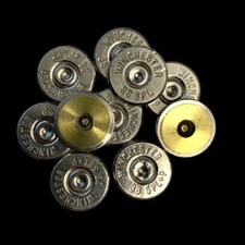 Silver 38 Special Thin Cut Brass Bullet Slices x 10 for Arts, Crafts, Jewellery