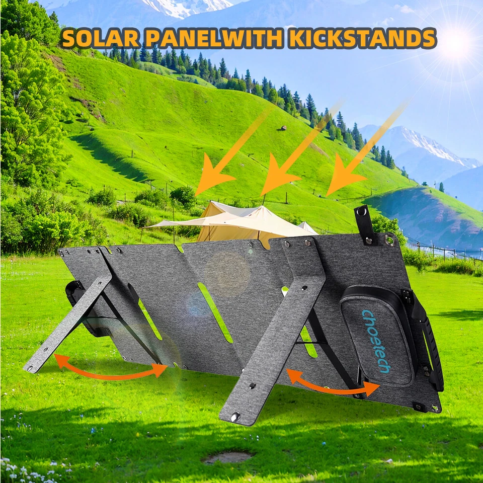 Cargador de banco de energía portátil de 200 W con panel solar Foto 4 de 4