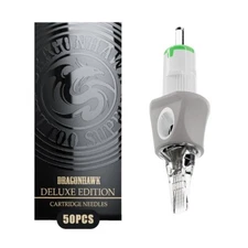 Dragonhawk Glide Extra Smooth Tattoo Cartridges 50 Mixed Sizes Powerful Hit