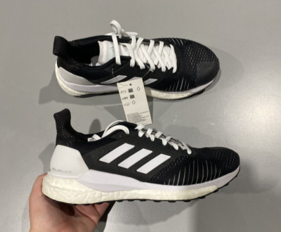 Adidas Solar Glide ST W BB6617 Women Running Shoes Black/White Size 5.5