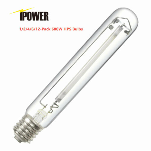 600 Watt High Pressure Sodium HPS Super Grow Light Bulb Lamp 1/2/4/6/12-PACK - Picture 1 of 10