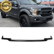 Matte Black Front Bumper Cover Grille Upper Molding Trim For 2018-20 Ford F-150