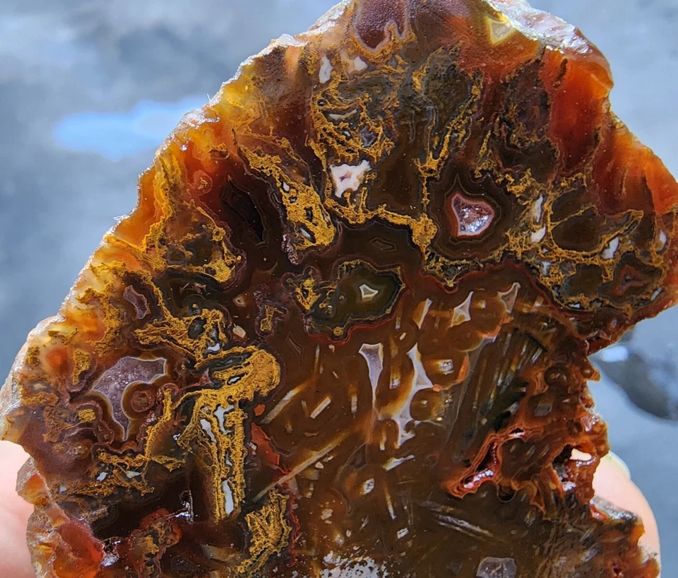 16.61 oz (471 gr) Carnelian Agate Rough, Cabbing Rough, Cabbing Slabs, Cabbing - Image 3 of 4