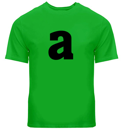 Buchstabe A Alphabet Unisex Herren Damen Tee T-Shirt cool Geschenk Shirts Freizeit Gr. S ~ 3XL - Bild 23 von 32