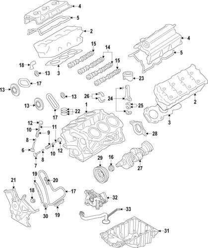 Rodamientos para Ford (N/P AT4Z-6333-E)