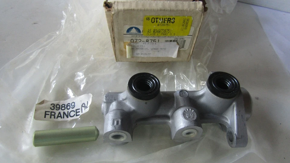 M39869 BRAKE MASTER CYLINDER fits 89 93 PONTIAC LEMANS MADE IN FRANCE - Image 2 of 4