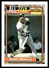 1992 Topps Bobby Bonilla Pittsburgh Pirates #392