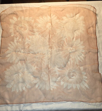 2 Vintage Scarves or Ties, Wine, Gold, Tan, Green, Floral and Stripes, Pre-Own