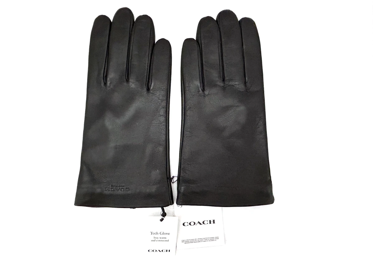 Coach Leather Gloves & Mittens for Women for sale - eBay