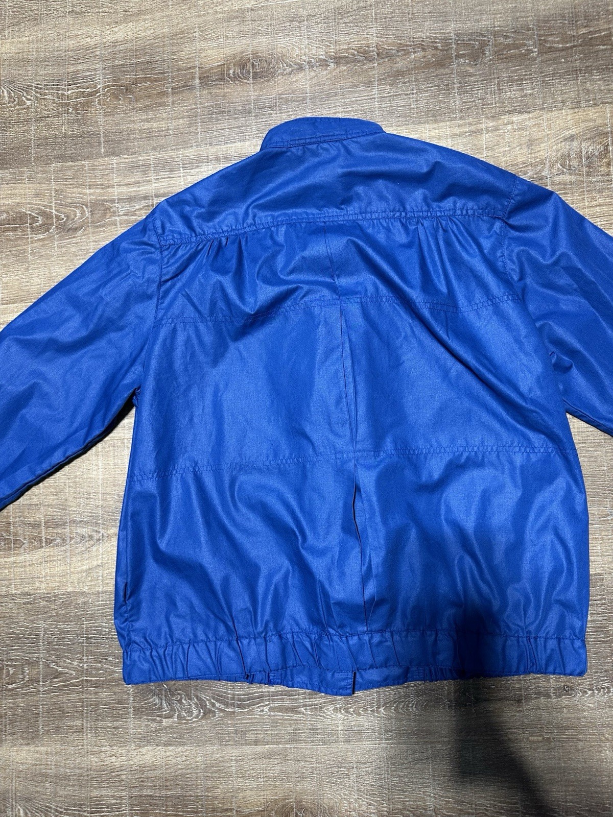 80s rare Vintage women's LACOSTE blue lightweight bomber jacket retro sportswear thumbnail 11