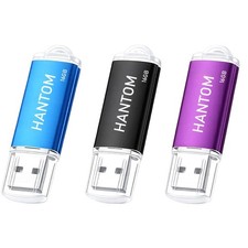 3pcs 16GB USB 2.0 Flash Drive Thumb Drive Jump Drive,3 Colors Blue Black Purple