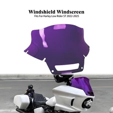 8.5" Windshield Purple Windscreen Fits For Harley Low Rider ST FXLRST 117 22-25