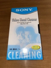 Sony VHS S-VHS VCR Video Head Cleaner T-6CLDL Dry Type NOS