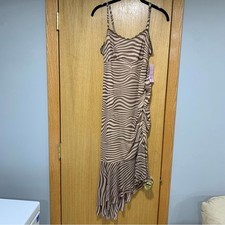 Wild Fable Light Brown Zebra Dress - Size Small