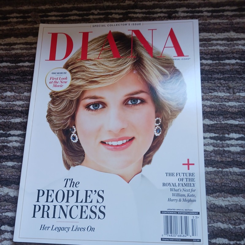 Diana Special Collector's Issue January 2022 Magazine Her Legacy Lives On 