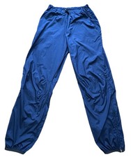 Vintage Nike ACG Pants Size Large Blue Windbreaker Belted Hiking Jogger