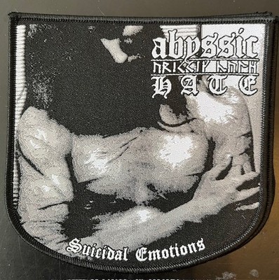 ABYSSIC HATE - Suicidal Emotions, Patch [black border] strid nyktalgia nargaroth