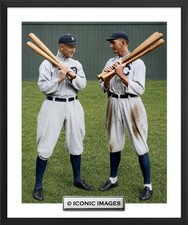 Ty Cobb Joe Jackson 16x20 Signature Series Print Photo Poster - Metallic Ty Cobb Joe Jackson 16x20 Signature Series Print Photo Poster - Metallic