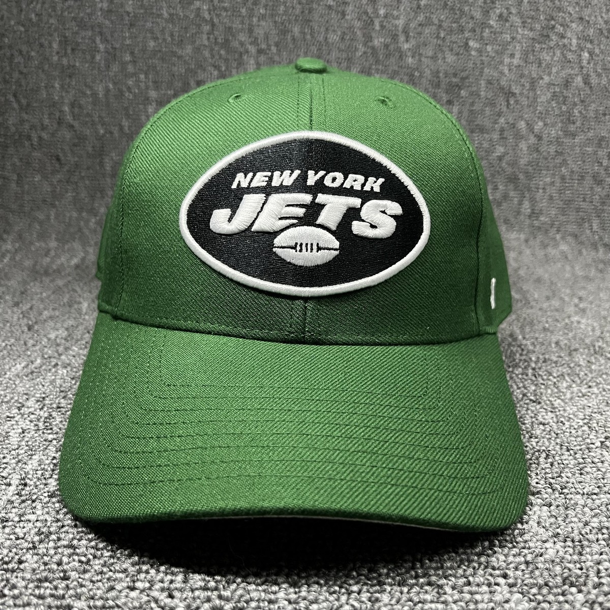New York Jets '47 Hitch Snapback Hat Green Throwback Oval Patch NFL Cap New