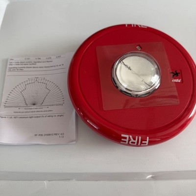Edwards Signaling EGCFR-VM Multi-CD Strobe 24VDC Red Fire Alarm Stroboscope