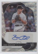 2020 Panini Prizm Rookie Auto Blue Wave Prizm 1/50 Zac Gallen #RA-ZG Auto 2d9