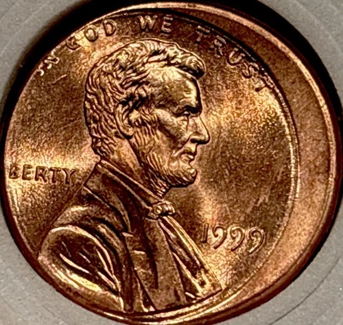 1999-P Lincoln Memorial Cent — photo from the most recent tracked eBay sale