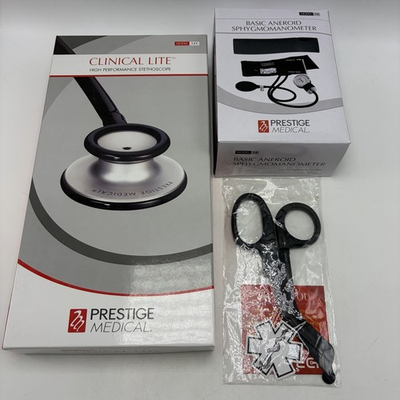 #ad Stethoscope Blood Pressure Black Lightweight Nurse EMT Nursing Student Vet New $29.99