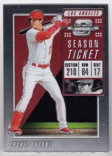 2019 Panini Chronicles Contenders Optic Season Ticket SHOHEI OHTANI #12 Angels