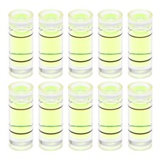 10pcs Small Cylindrical Bubble Level Vials 4.5x12mm Levels Measuring Tools