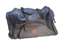 Blue Gray 28" Duffle Bag Soft Case Mens Travel Weekender Carry On Gym Sports
