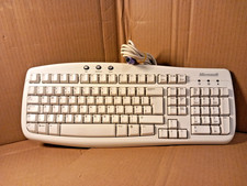 Microsoft Black & Beige Wired Basic Keyboard 1.0A