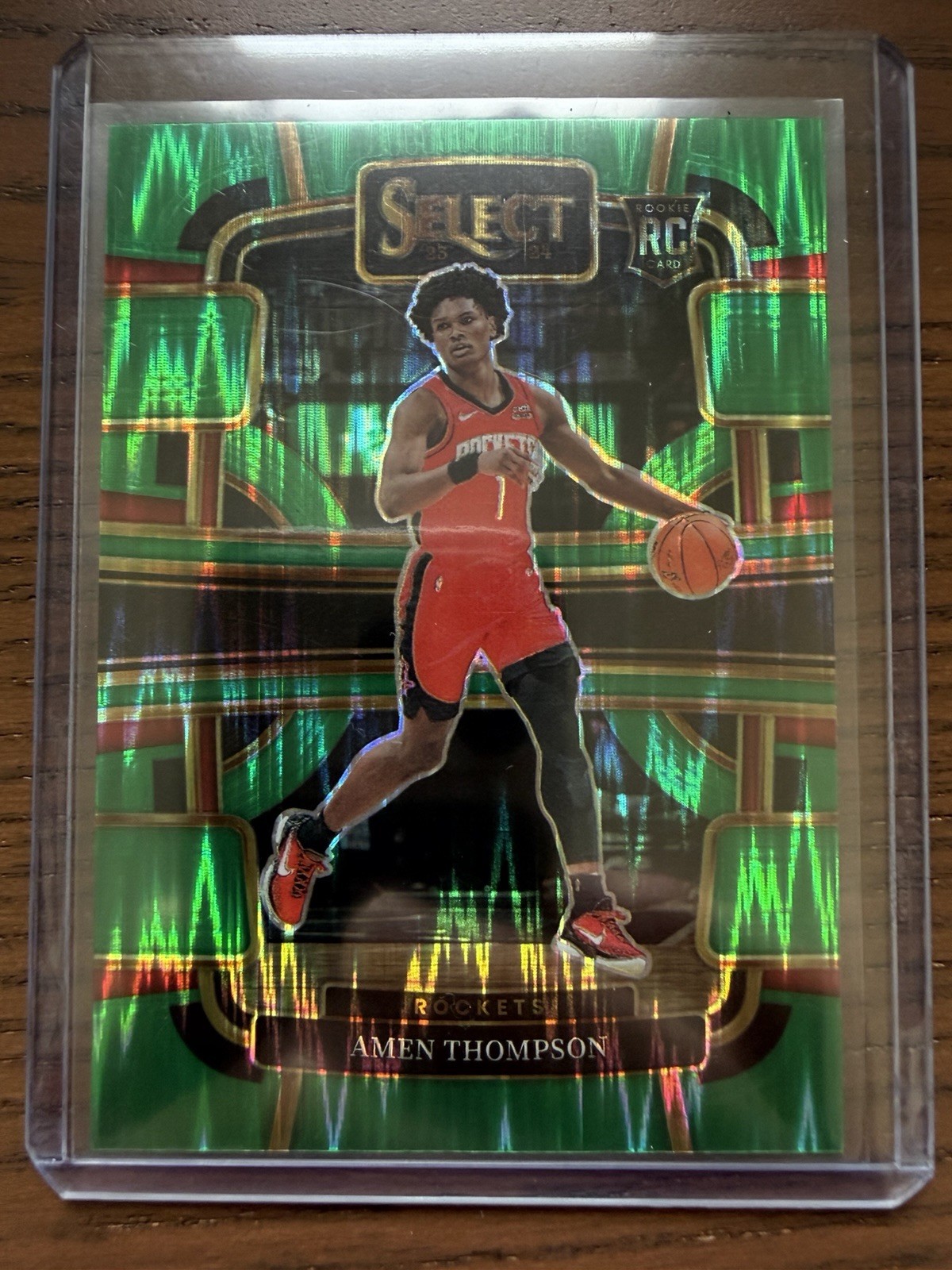 2023-24 Select Amen Thompson Concourse Green Shock #96 RC