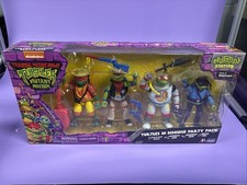 TMNT Mutant Mayhem Turtles In Disguise Party Pack Walmart Figure Set Exclusive