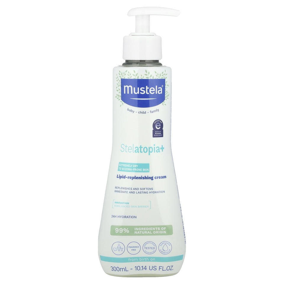 Family, Stelatopia+ Lipid-Replenishing Cream, Extremely Dry to Eczema-Prone