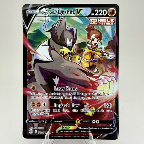 Single Strike Urshifu V TG18/TG30 Brilliant Stars Trainer Gallery Pokemon NM
