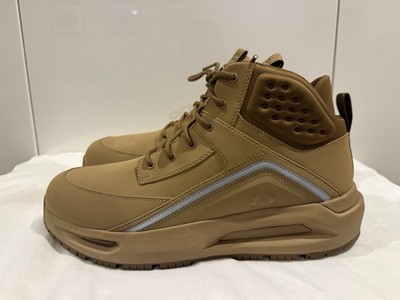 Under Armour UA 695 Brown High Top Athletic Sneakers Lace Up 3028376-263
