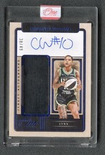 2025 Panini One and One Courtney Williams Jersey Patch Auto /49 #JA-CW Lynx