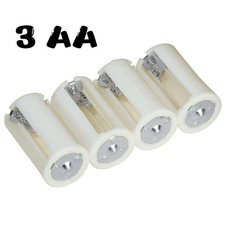 Batteriehalter für je 3 AA Batterien auf Mono D Adapter Konverter Akku 1,5V