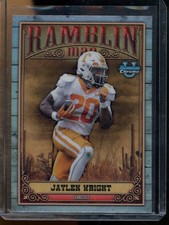 2023 Bowman University Chrome Jaylen Wright Ramblin' Man Tennessee #RM-12