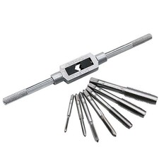 8pcs Metric Thread Machine Taps Set, Hand Screw Thread Plug Taps M3 M5 M6 M8 ...