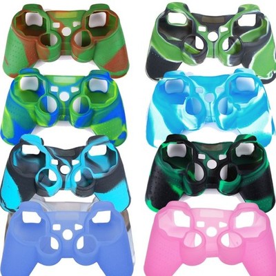 Game Controller Soft Silicone Grip Anti-slip Surface Protection Cover for PS3