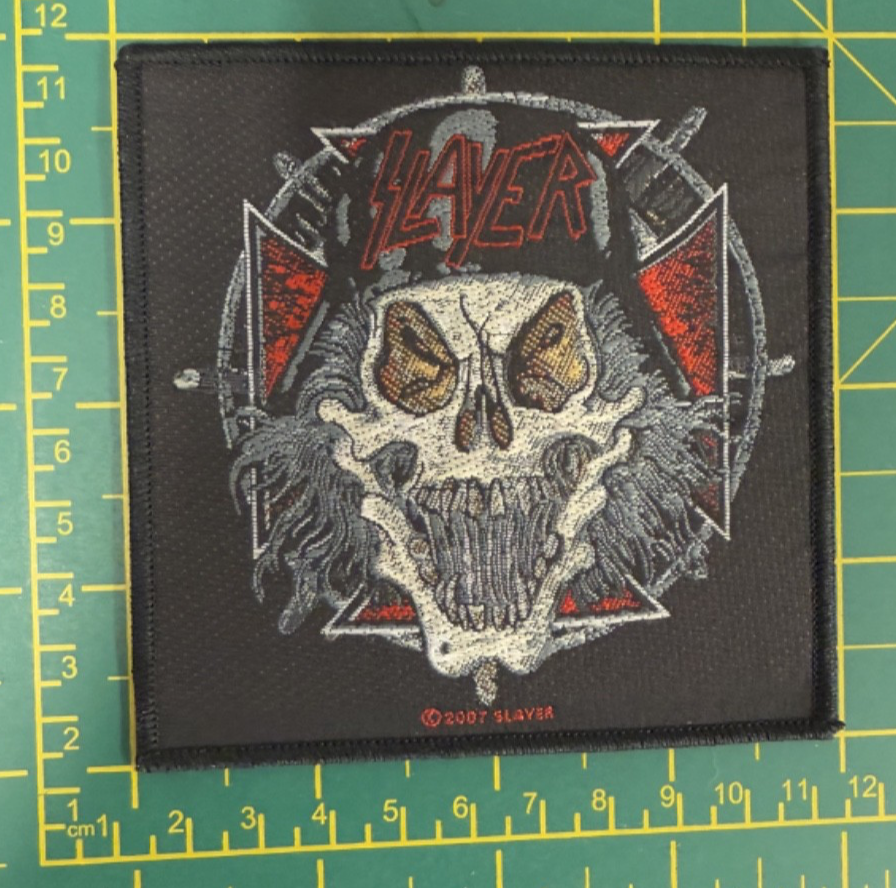 Slayer Slaytanic Wehrmacht Embroidered Sew On Patch Officially Licensed