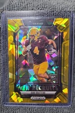 2025 Panini Prizm Draft Picks - New Recruits Cam Skattebo #10 Gold Ice Prizm...